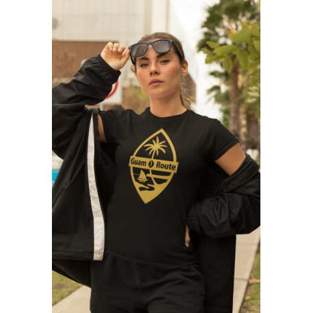 This girl loves black and gold tees