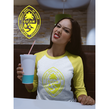 Lady's Long Sleeve Tee Shirt (Yellow)