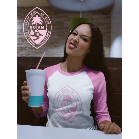 Lady's Long Sleeve Tee Shirt (Pink)