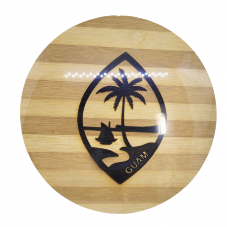 Round Guam Cutting Board