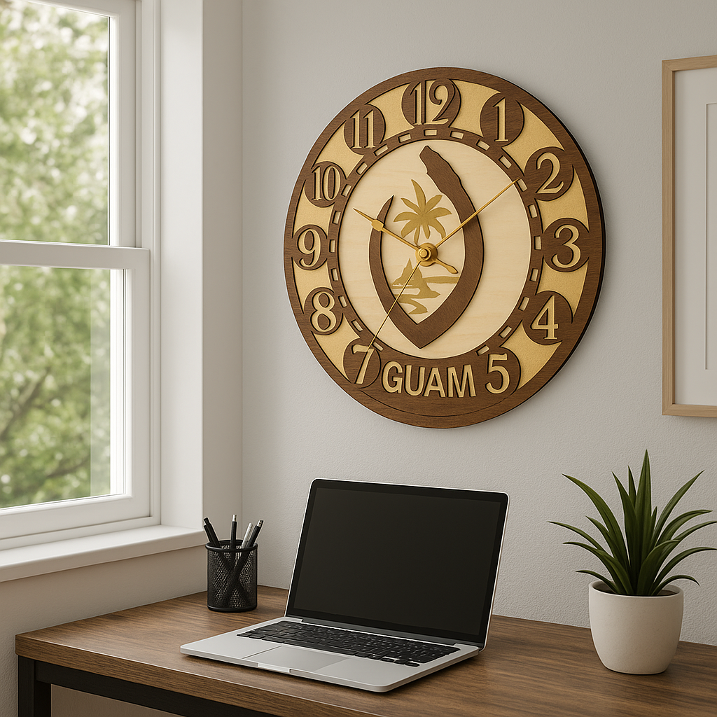 Guam Heritage Clock