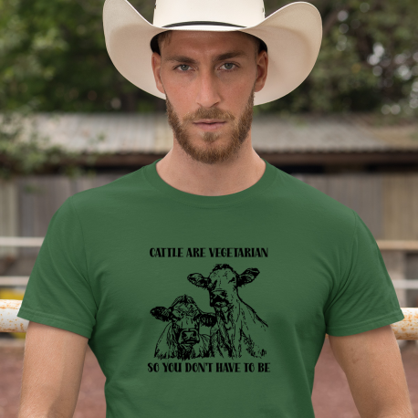 Cattle Are Vegetarian So You Dont Have To Be Tee