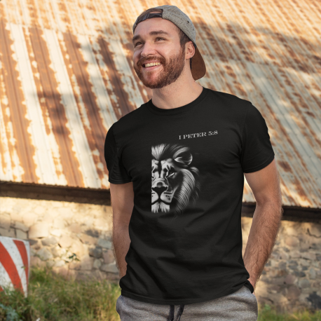 1st Peter 5:8 Be Sober Be Vigilant Lion Tee