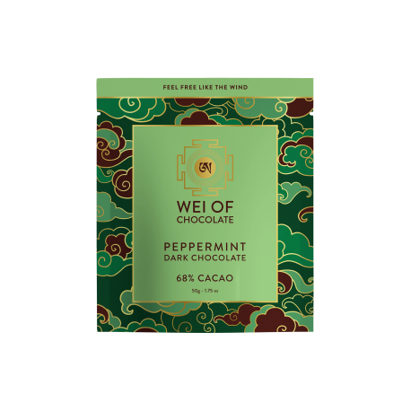 Peppermint Dark Chocolate 68% Cacao