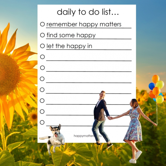 remember happy matters - re~minder to do list