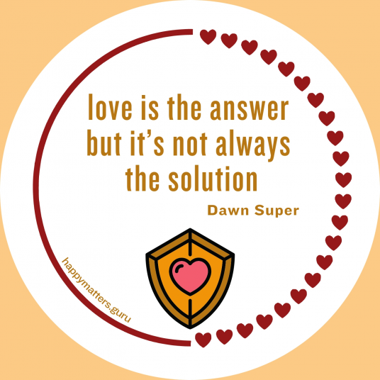 Toxic Relationships love is the answer but it's not always the solution - round re~minder magnet