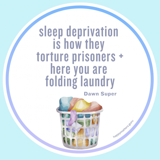 Narcolepsy sleep deprivation is how they torture prisoners and here you are folding laundry - round re~minder magnet