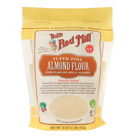 Super-Fine Almond Flour Blanched (from blanched whole almonds) (Gluten Free) 453g