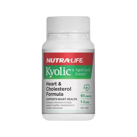 Kyolic Aged Garlic Extract Heart & Cholesterol Formula 60c