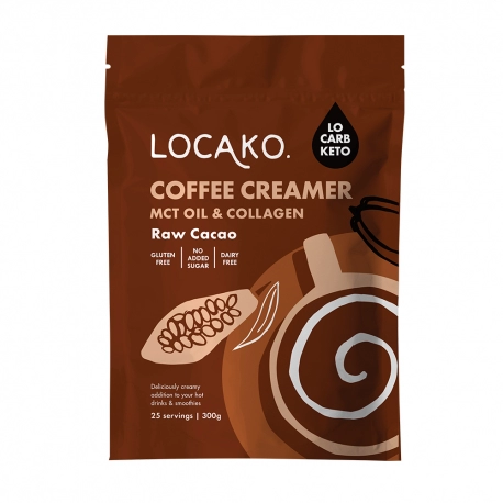 Coffee Creamer Raw Cacao (Enriched with MCT Oil & Grass-fed Collagen) 300g