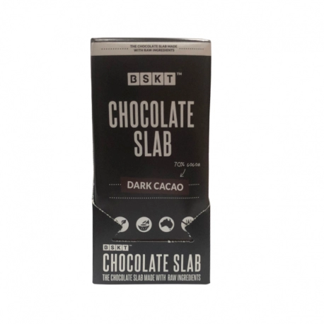 Vegan Chocolate Slab Dark Cacao 80g x 12