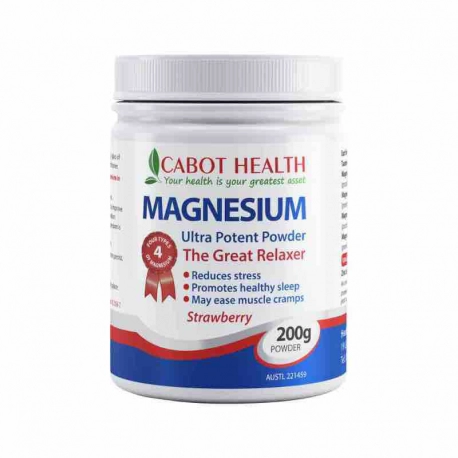 Magnesium Ultra Potent Strawberry Powder 200g