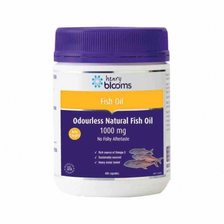 Odourless Natural Fish Oil 1000mg 400c