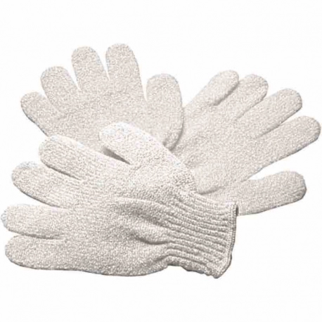 Massage Glove White x 12 Pack
