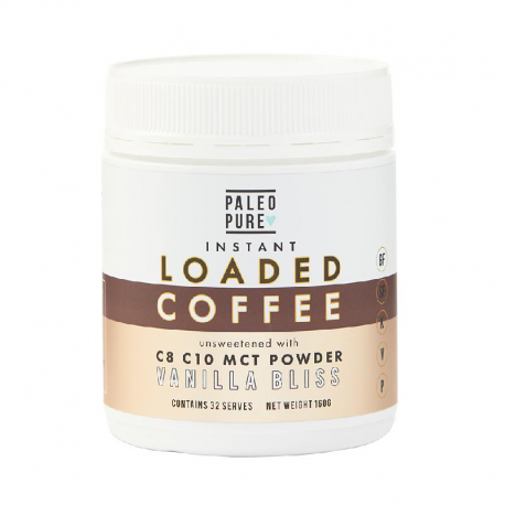 Instant Loaded Coffee Unsweetened with MCT Powder & Vanilla 160g