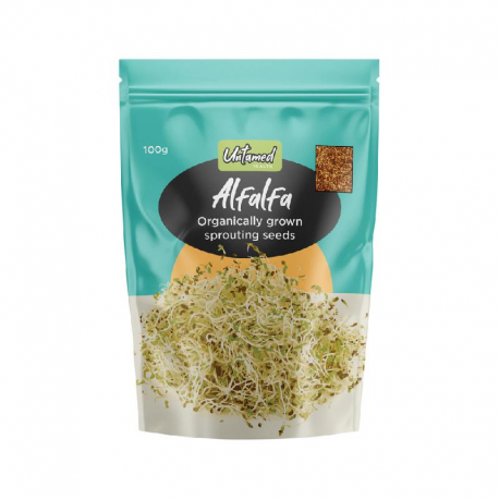 Organically Grown Seeds of Alfalfa for Sprouting 100g