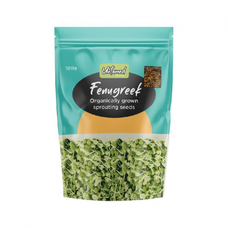 Organically Grown Seeds of Fenugreek for Sprouting 100g