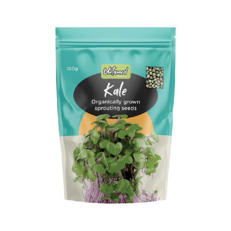 Organically Grown Seeds of Kale for Sprouting 100g