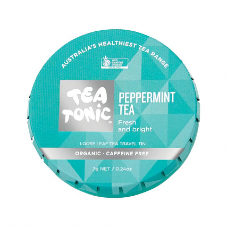 Organic Peppermint Tea Travel Tin 7g