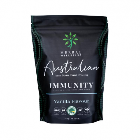 Australian Fava Bean Plant Protein Immunity Vanilla 375g