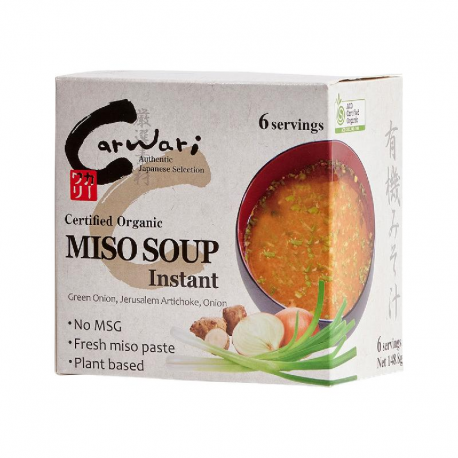 Organic Miso Soup Instant x 6 Serves (148.8g net)