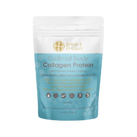 Optimal Body Collagen Protein (100% Bovine Collagen Peptides) Unflavoured 300g