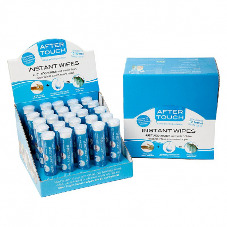 Instant Wipes (Towels) 10 Wipes Tube x 25 Display