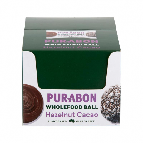 Wholefood Balls Hazelnut Cacao 43g x 12 Display