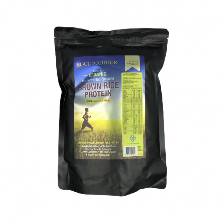 Soul Warrior Organic Brown Rice Protein Vanilla Plus L-Carnitine 1kg