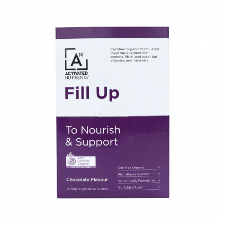 Organic Fill Up (to Support & Nourish) Chocolate sachets 30g x 7 Pack