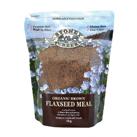 Organic Flaxseed Meal Brown 1kg (International Source)