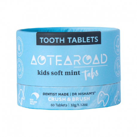 Tooth Tablets (Crush & Brush) Kids Soft Mint Tabs 60 tablets