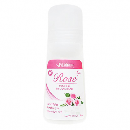 Mineral Deodorant Roll-On Rose 65ml