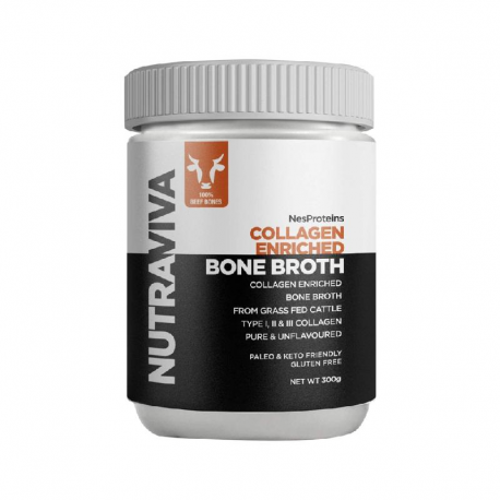 Bone Broth Beef Collagen Enriched Pure & Unflavoured 300g