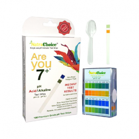 Are you 7+ Instant Result pH Test Kit Acid/Alkaline Saliva & Urine 100 Prem Strips Pack