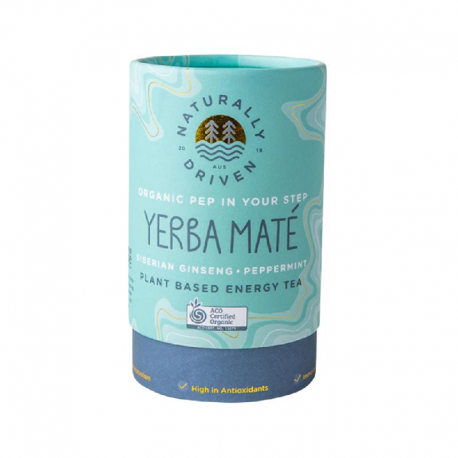 Organic Yerba Mate Tea Pep In Your Step (Siberian Ginseng & Peppermint)