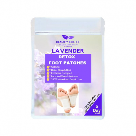 Detox Foot Patches Lavender x 10 Patches (5 Pairs for 5 Day Detox)