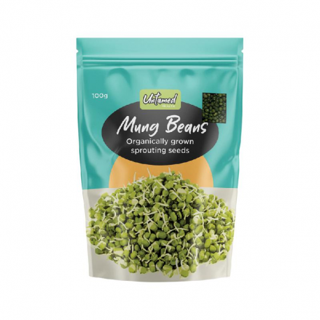 Organically Grown Sprouting Seeds Mung Beans 100g