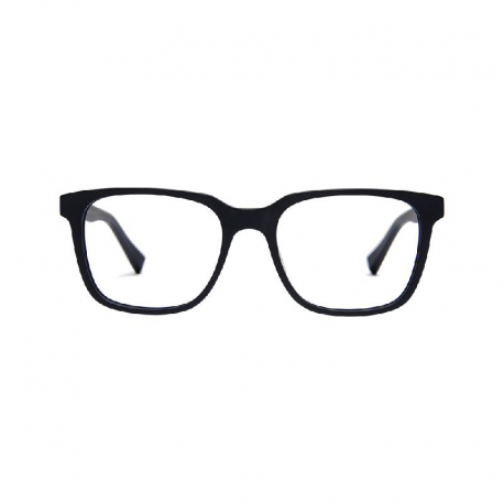 Blue Light Glasses Carter Matte Black (Medium Large) Magnified Reading Lenses