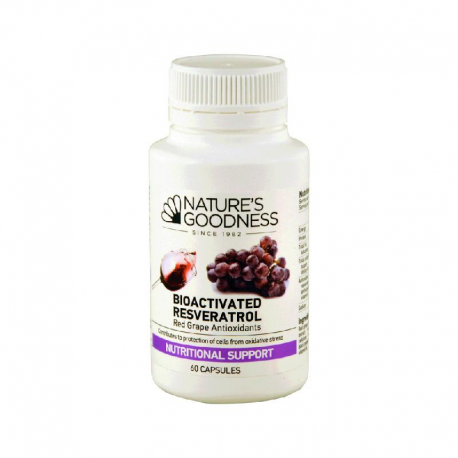 Bioactivated Resveratrol (Red Grape Antioxidant) 60c