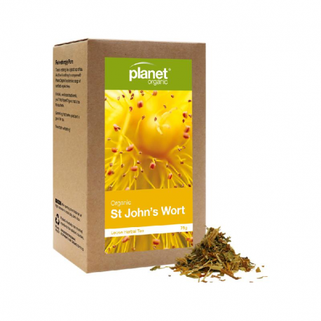 Organic St John's Wort Loose Leaf Tea 75g