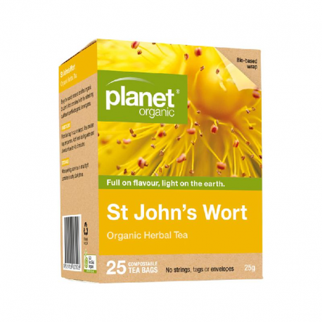 Organic St John's Wort Herbal Tea x 25 Tea Bags