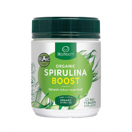 Organic Spirulina Boost 500 tablets
