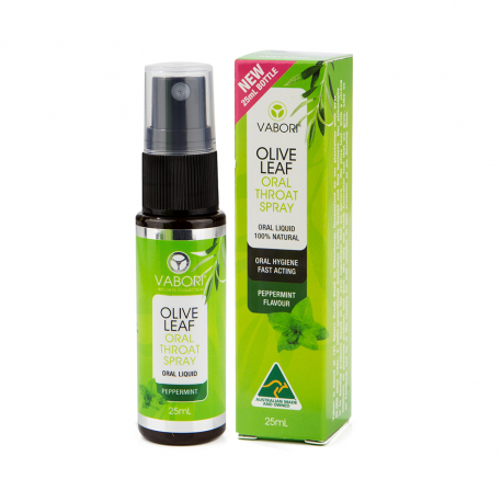 Olive Leaf Oral Throat Spray Peppermint Flavour Oral Spray 25ml