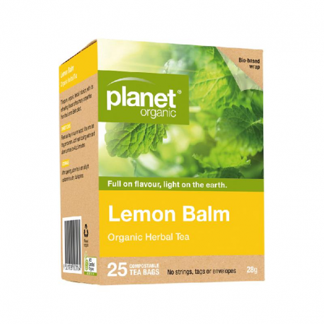 Organic Lemon Balm Herbal Tea x 25 Tea Bags