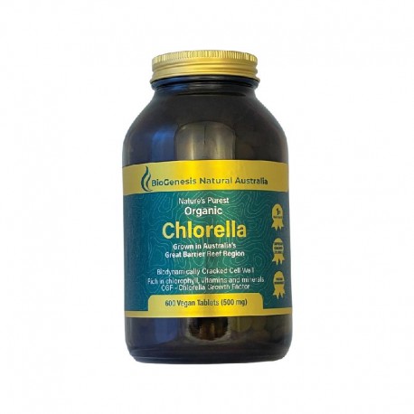 Nature's Purest Organic Chlorella 500mg 600 Tablets