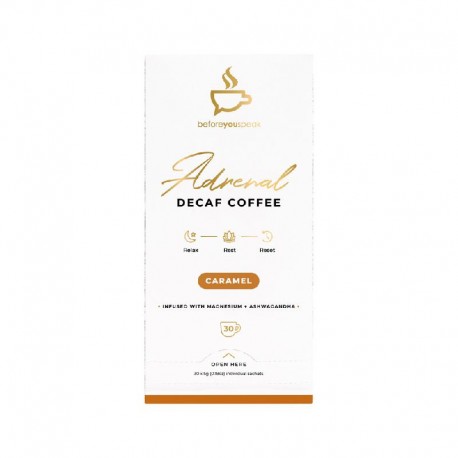 Adrenal Decaf Coffee Caramel 5g x 30 Pack