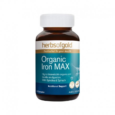 Organic Iron Max 30 Capsules