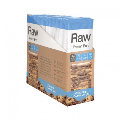Raw Protein Bar Choc Chip Cookie Dough 40g x 10 Display