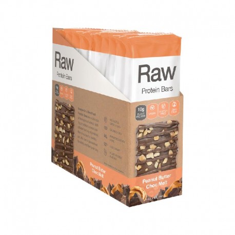 Raw Protein Bar Peanut Butter Choc Melt 40g x 10 Display
